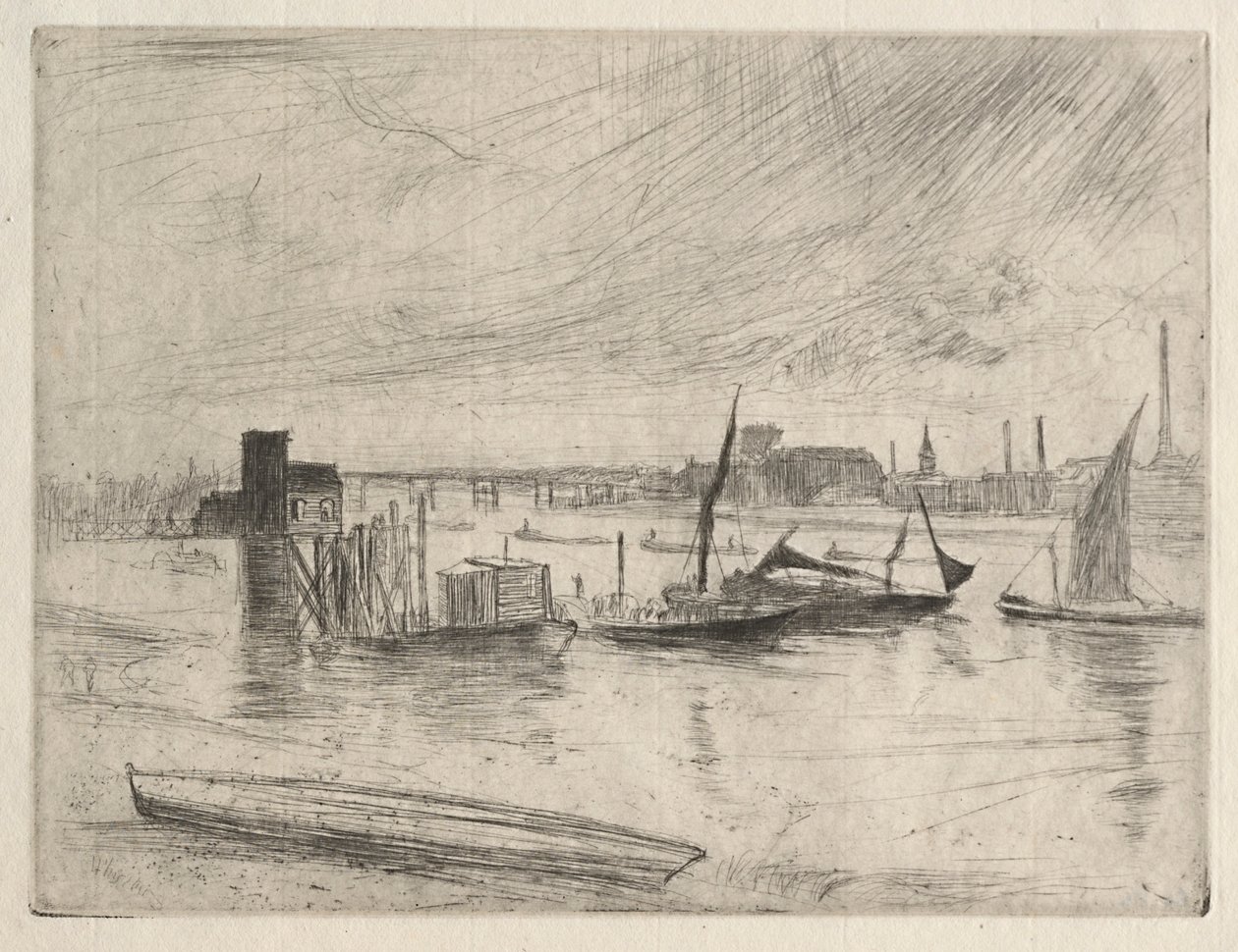 A primera hora de la mañana en Battersea de James McNeill Whistler