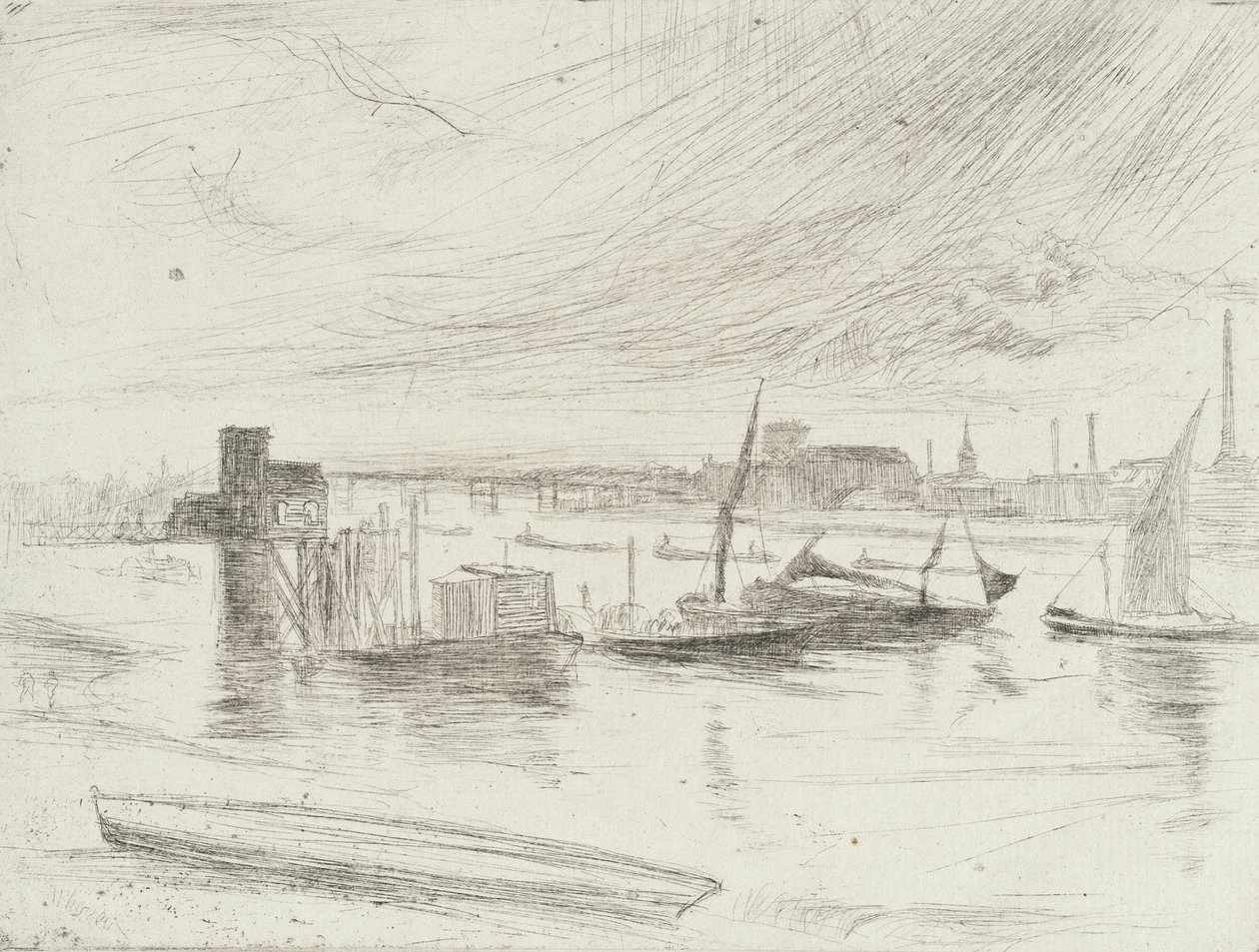 Temprano por la mañana, Battersea de James McNeill Whistler