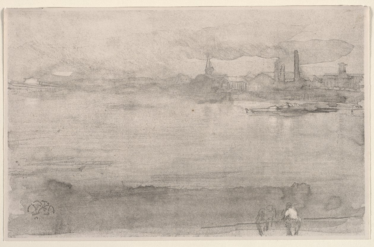 Temprano por la mañana: el Támesis en Battersea, Londres de James McNeill Whistler
