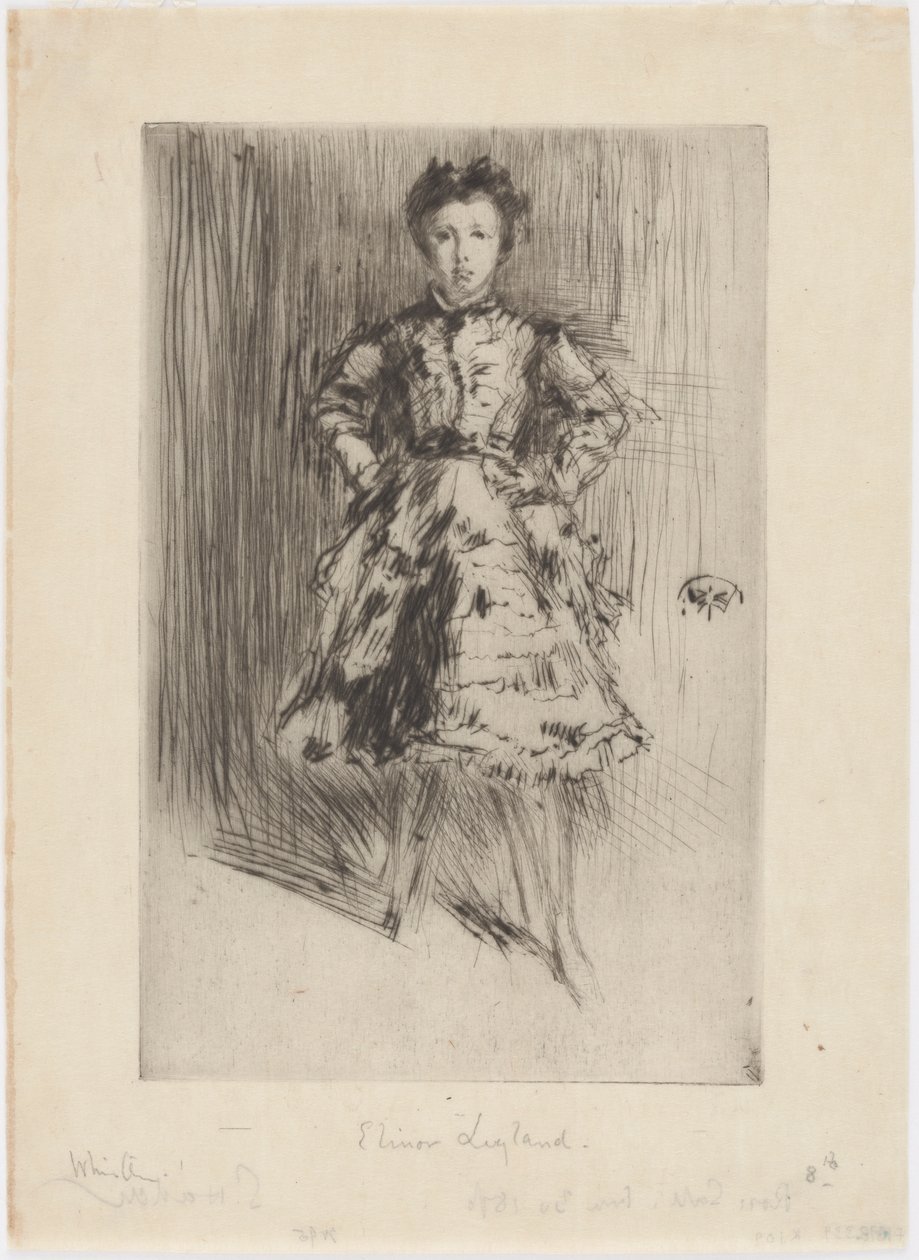Elinor Leyland de James Abbott McNeill Whistler