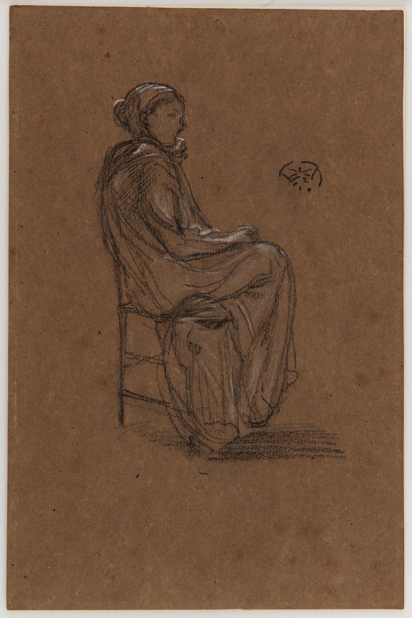 Figura femenina, sentada de James Abbott McNeill Whistler