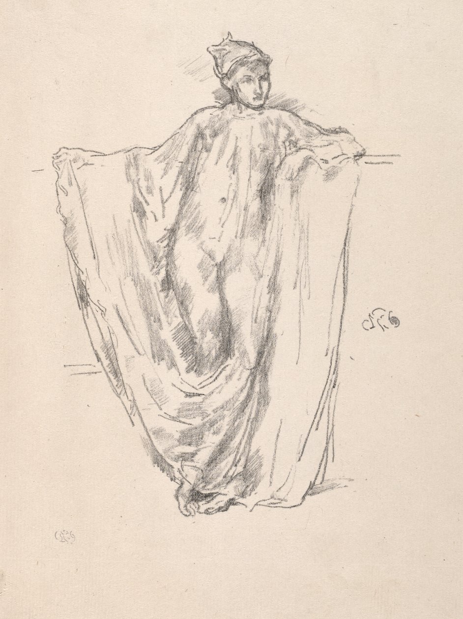 Estudio de figura de James McNeill Whistler
