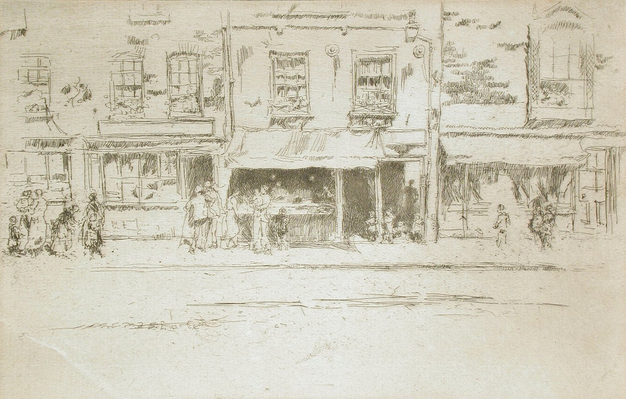 Pescadería, Chelsea de James McNeill Whistler
