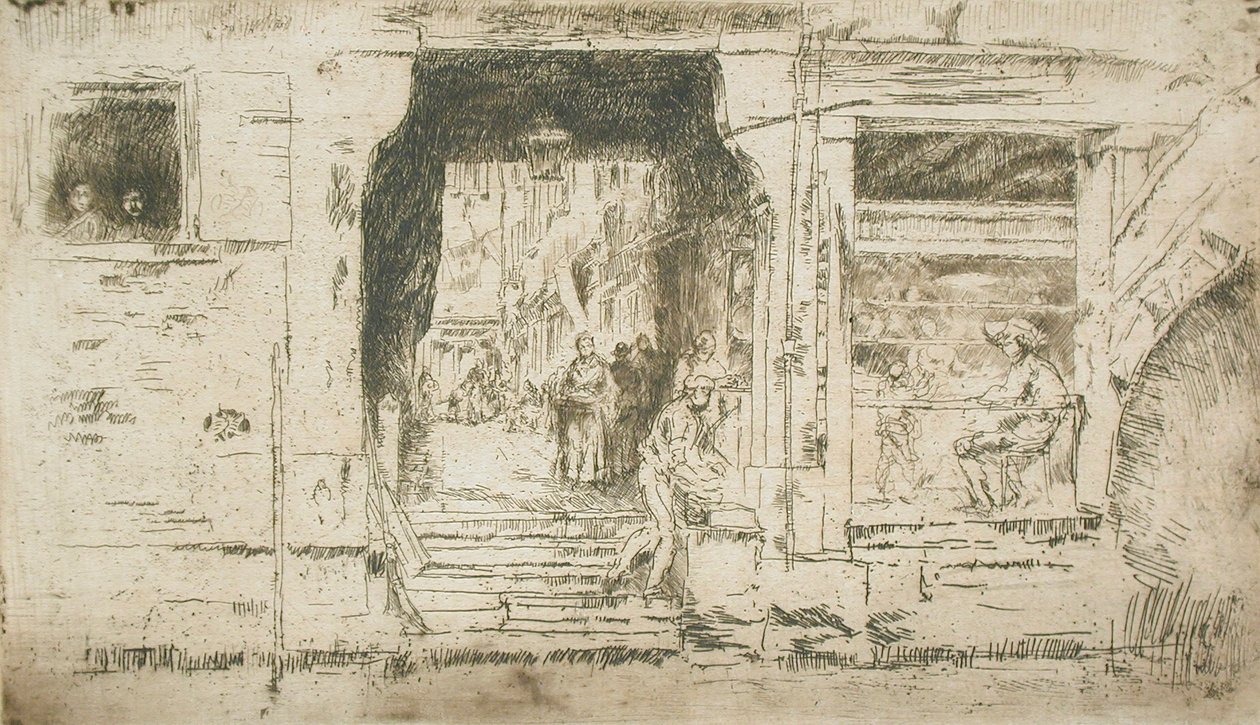 Pescadería, Venecia de James McNeill Whistler