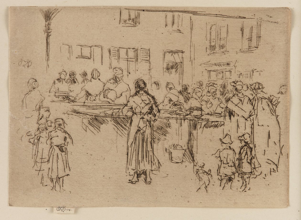 Mujeres Pescadoras, Ostende de James Abbott McNeill Whistler