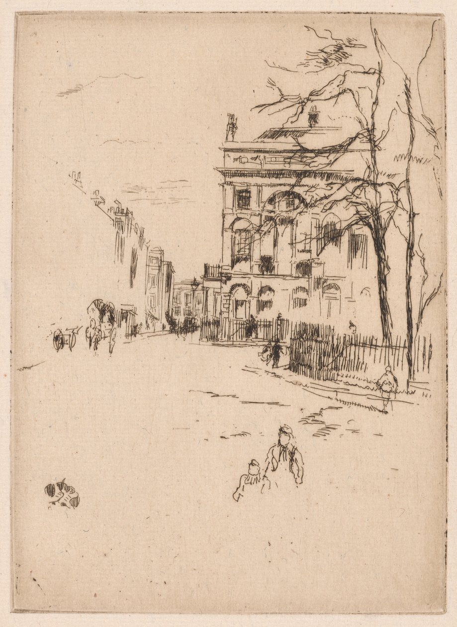 Plaza Fitzroy de James Abbott McNeill Whistler