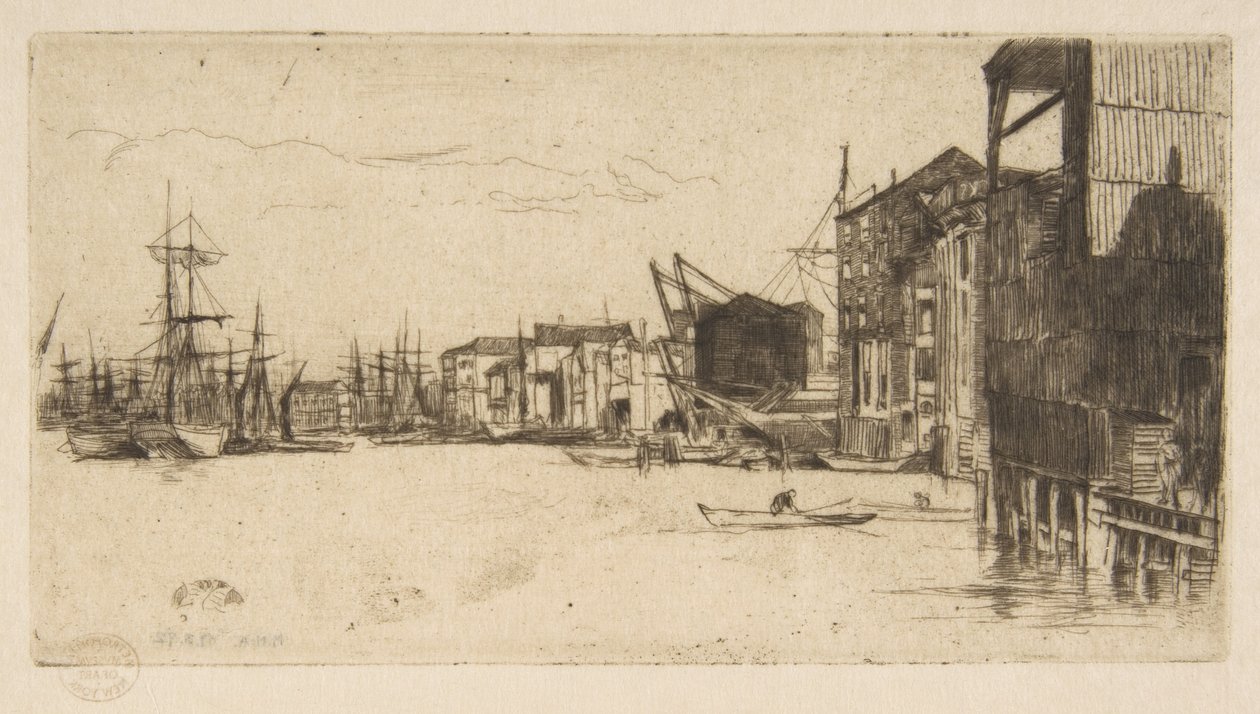 Muelle del libre comercio de James McNeill Whistler