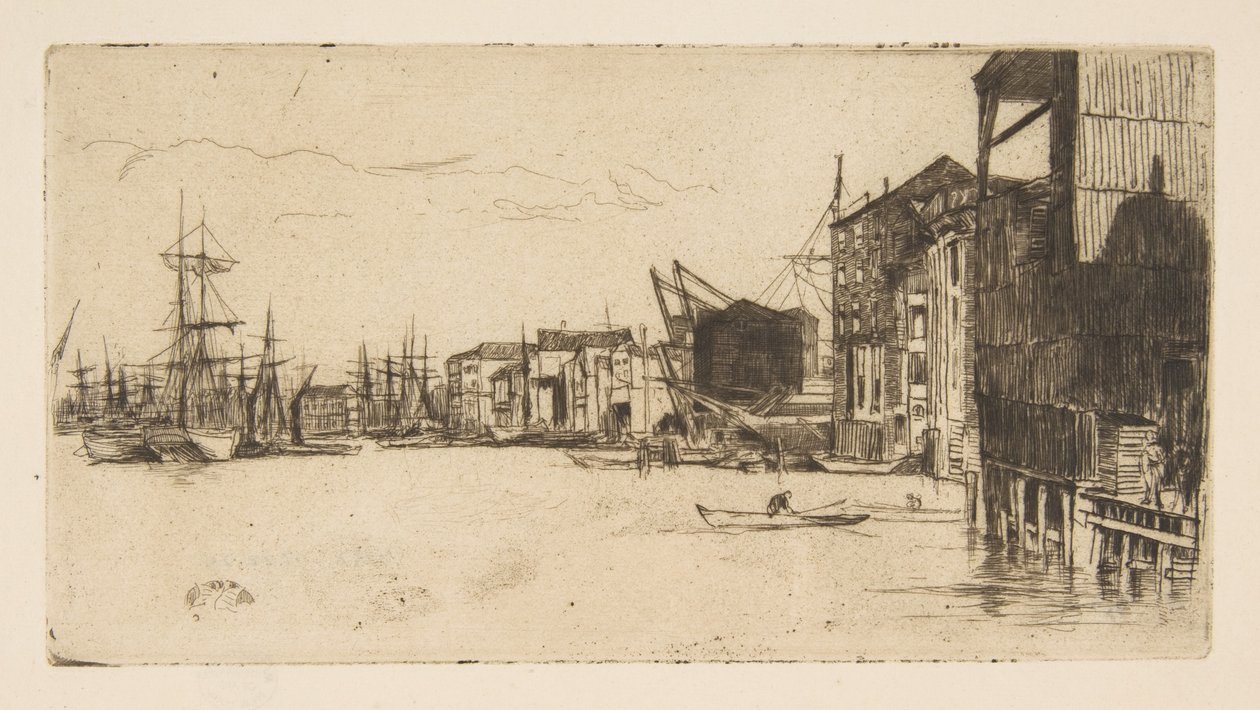 Muelle del libre comercio de James McNeill Whistler