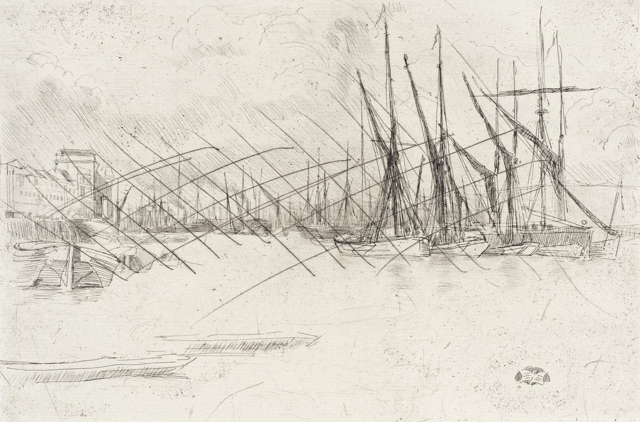 Desde las escaleras de Pickle-Herring de James McNeill Whistler