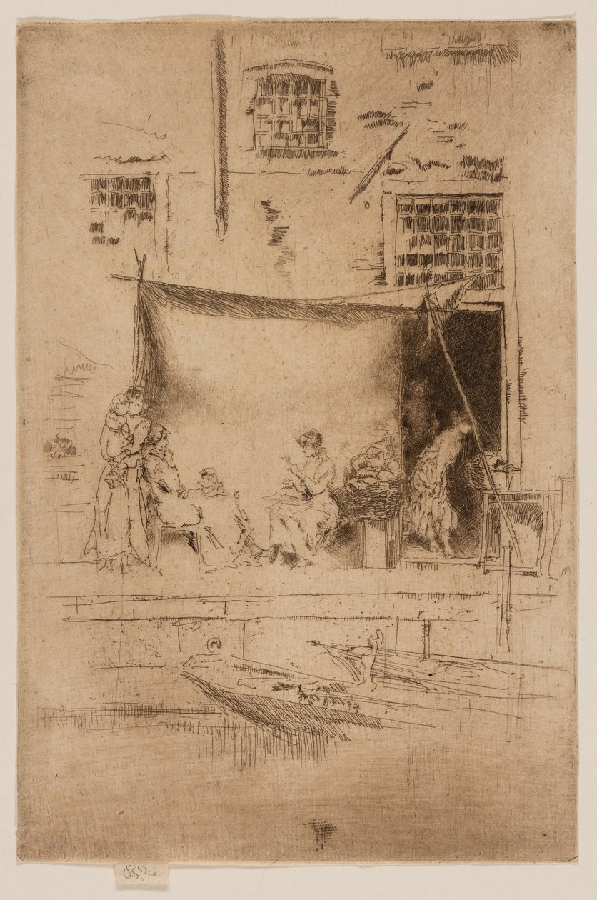Puesto de frutas de James Abbott McNeill Whistler