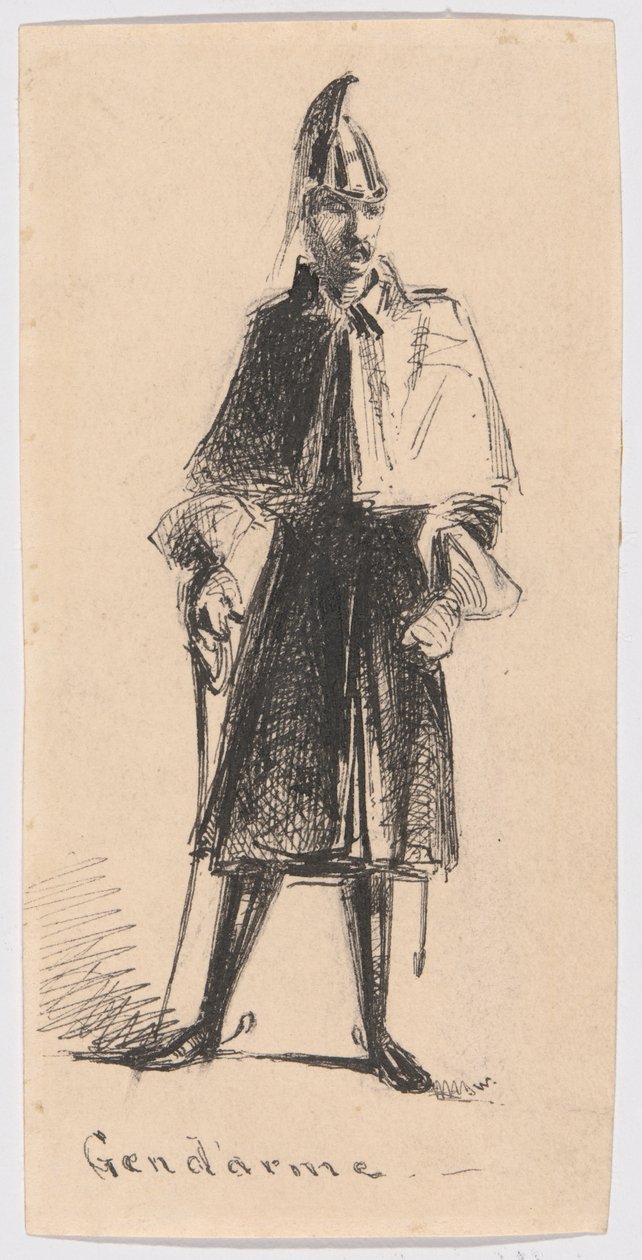 Gendarme de James Abbott McNeill Whistler
