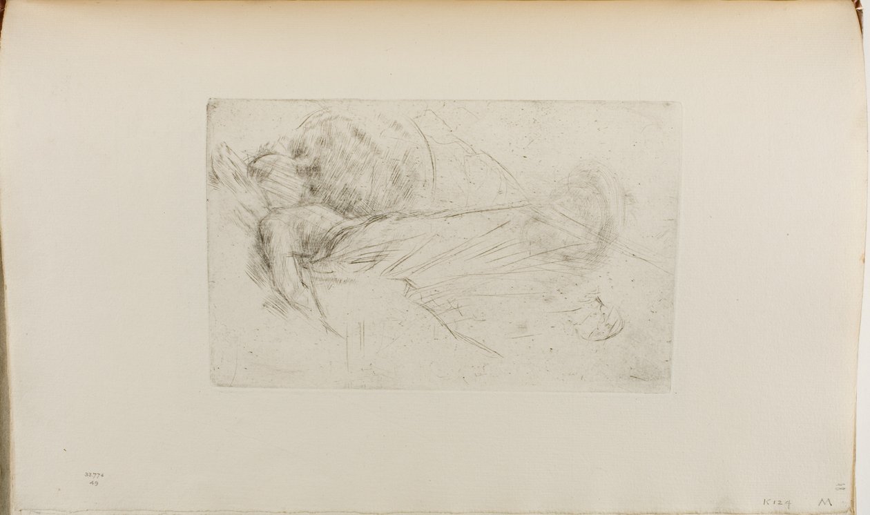 Chica acostada de James Abbott McNeill Whistler