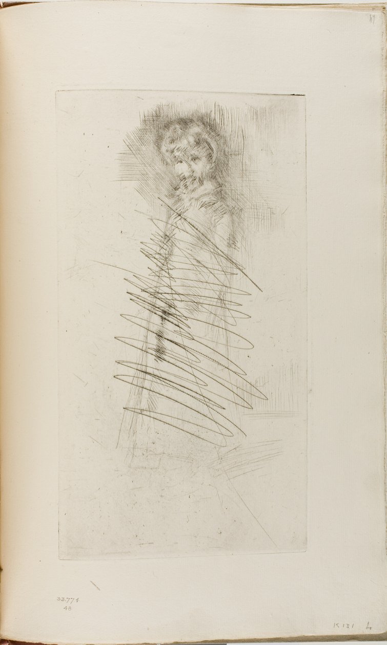 Niña de pie de James Abbott McNeill Whistler
