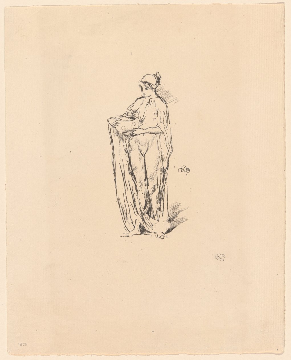 Niña con cuenco de James Abbott McNeill Whistler