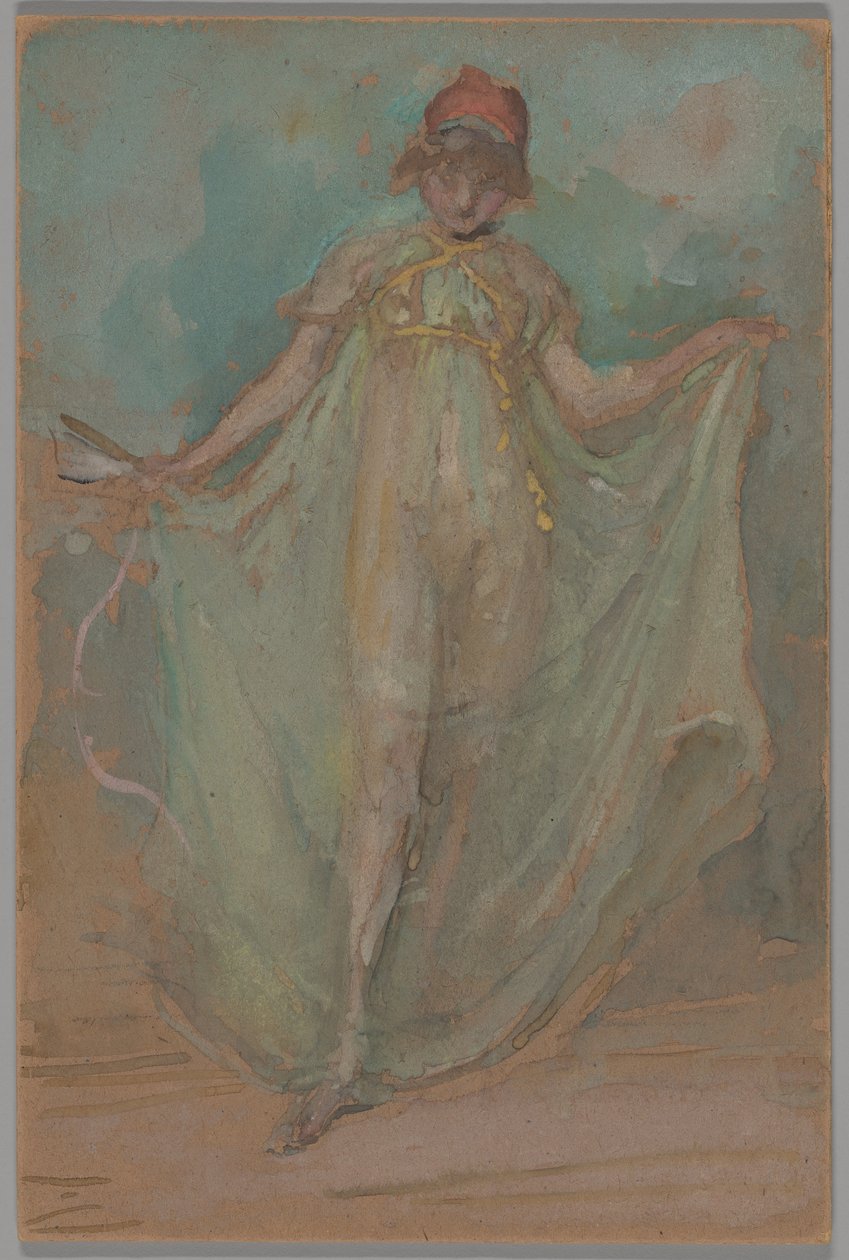 Verde y Azul: La Bailarina de James McNeill Whistler