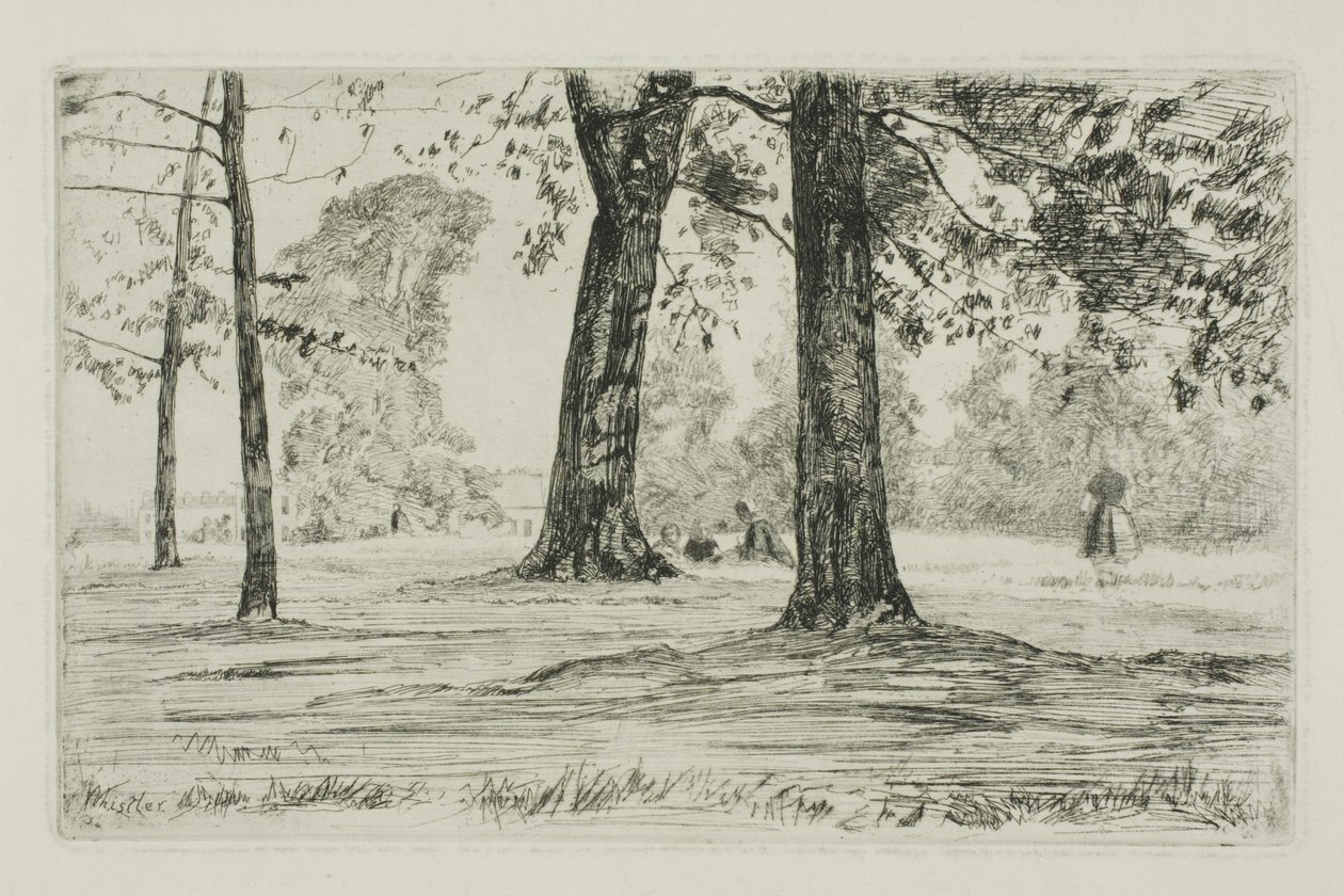 Parque de Greenwich de James Abbott McNeill Whistler