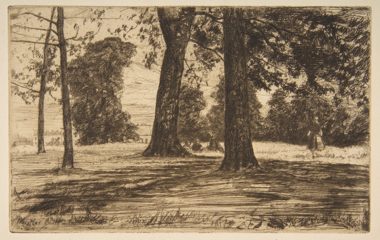 Greenwich Park de James McNeill Whistler