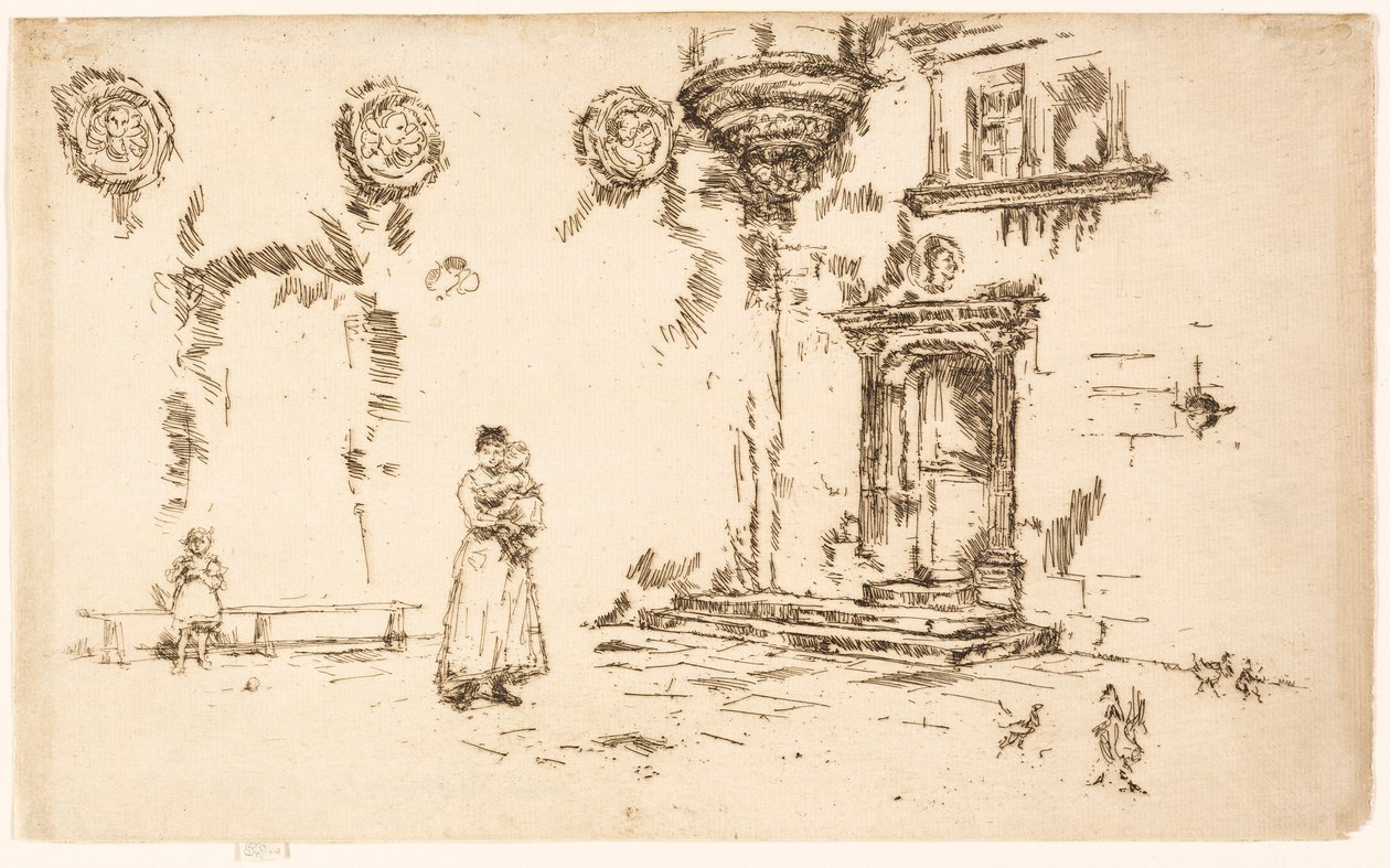 Hôtel Lallemont, Bourges de James McNeill Whistler