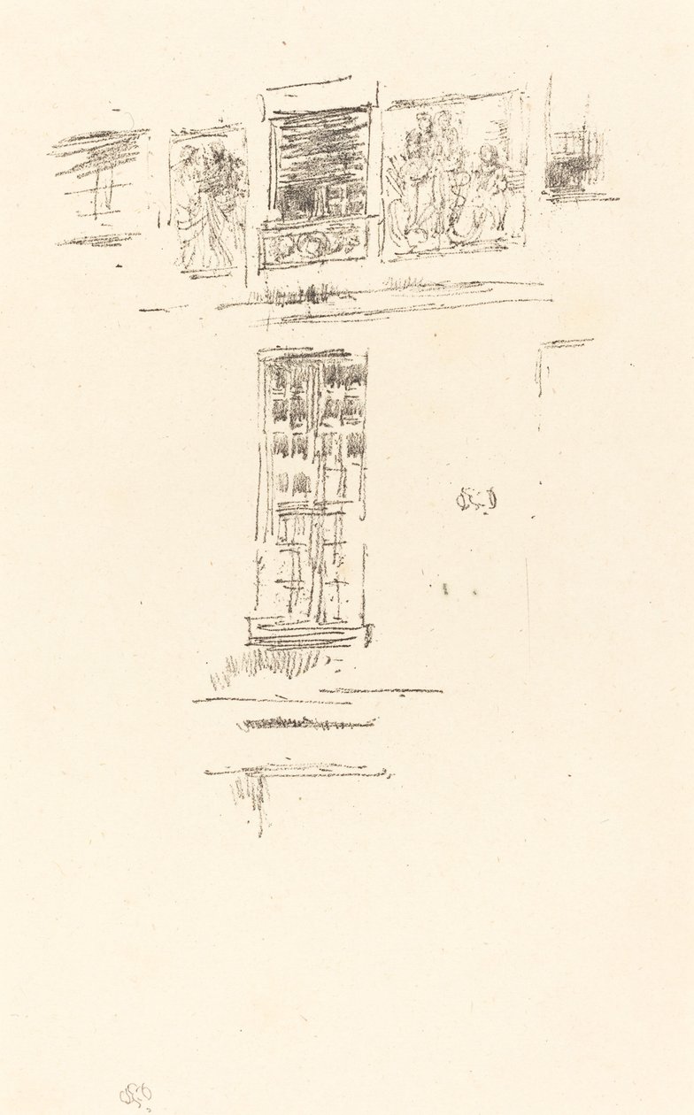 Ventanas del Hôtel Colbert de James Abbott McNeill Whistler