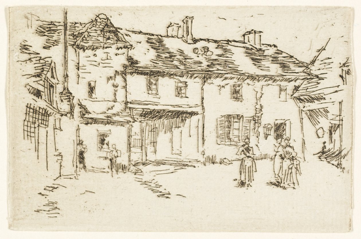 Hôtel de la Promenade, Loches de James Abbott McNeill Whistler