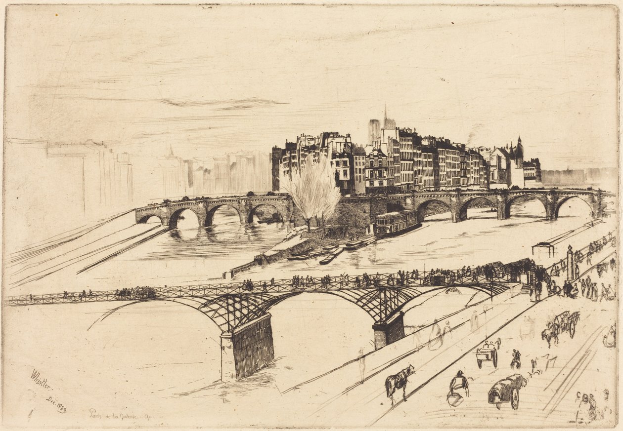 Île de la Cité, París de James McNeill Whistler