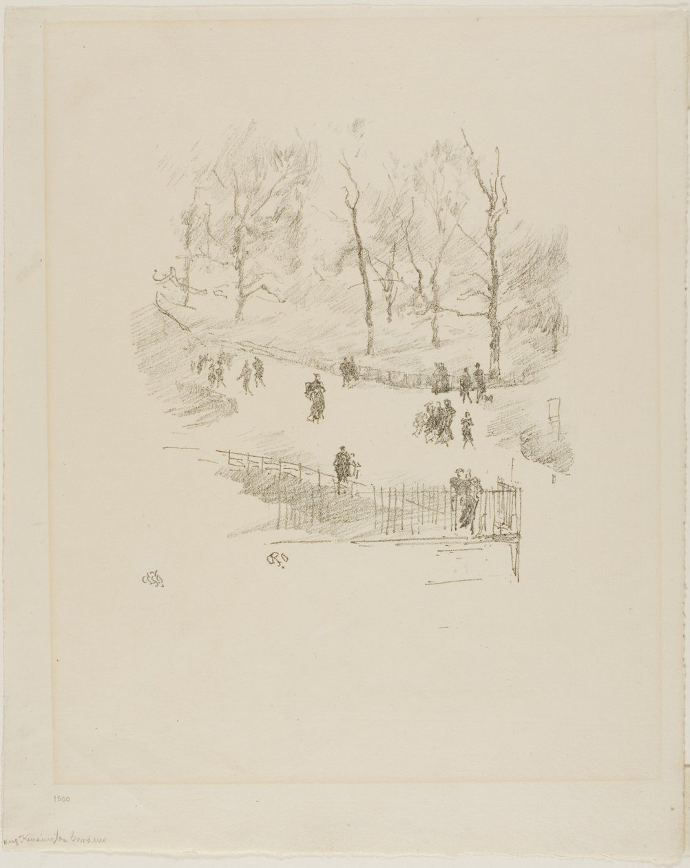 Jardines de Kensington de James Abbott McNeill Whistler