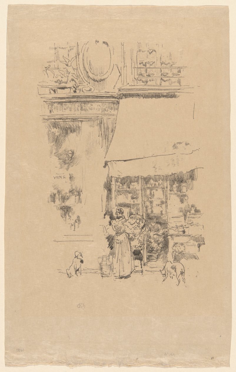 La frutera de la rue de Grenelle de James McNeill Whistler