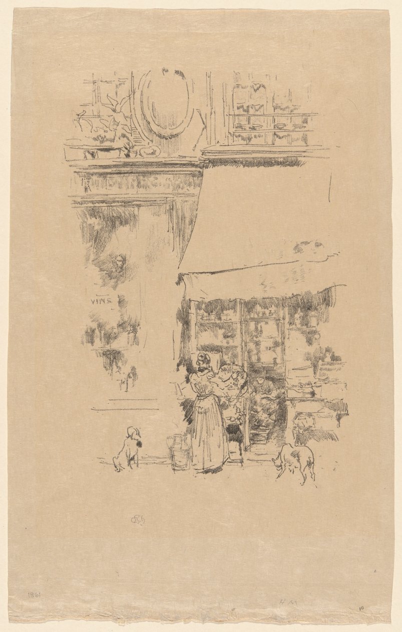 La frutera de la rue de Grenelle de James Abbott McNeill Whistler