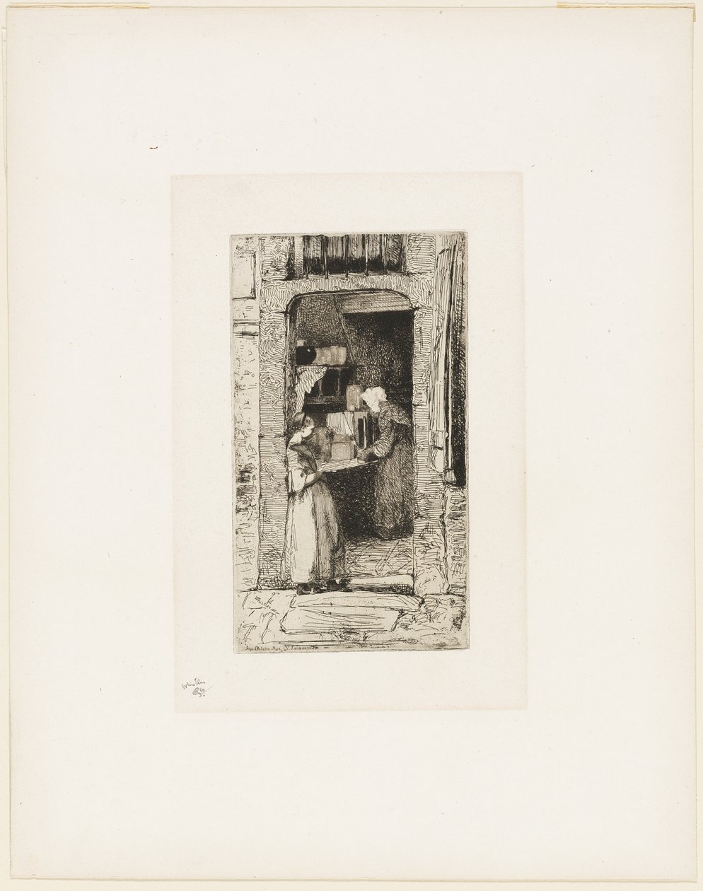 La vendedora de mostaza de James Abbott McNeill Whistler