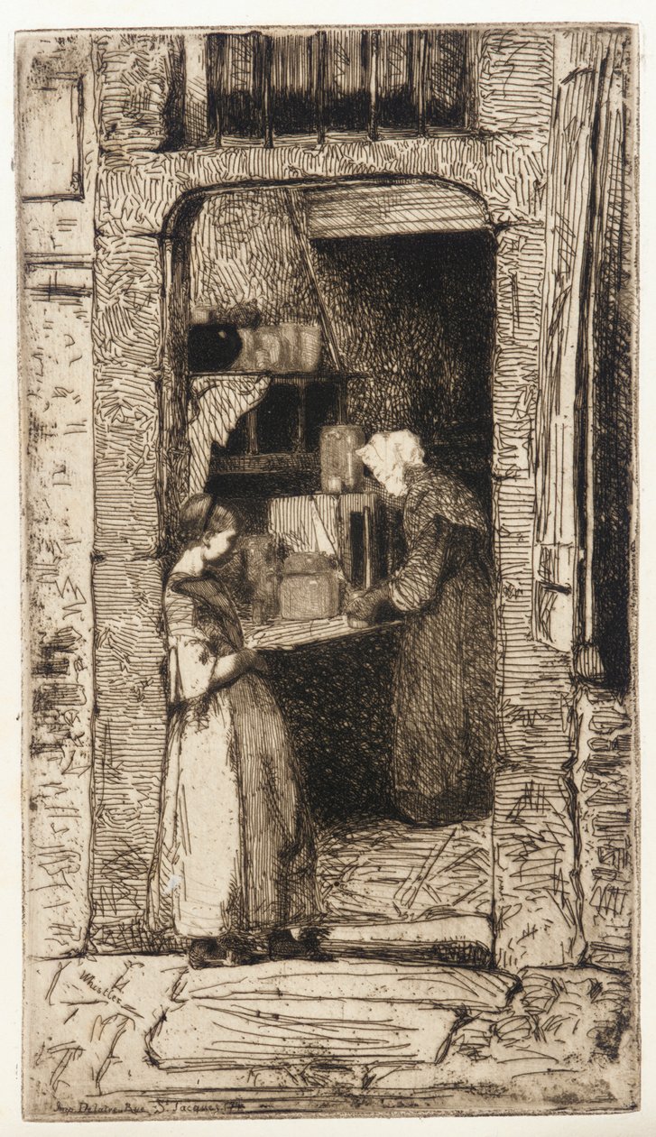 La Vendedora de Mostaza de James Abbott McNeill Whistler