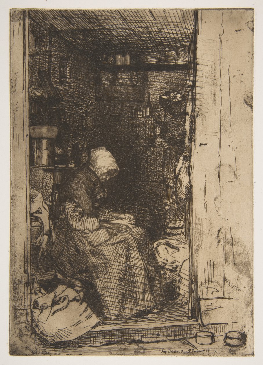 La vieja de los harapos de James McNeill Whistler