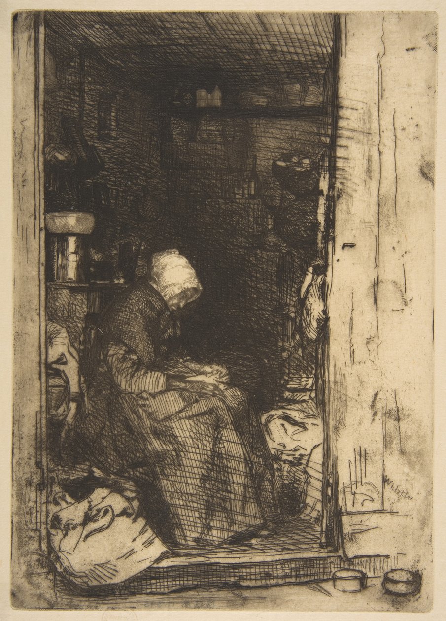 La vieja de los harapos de James McNeill Whistler