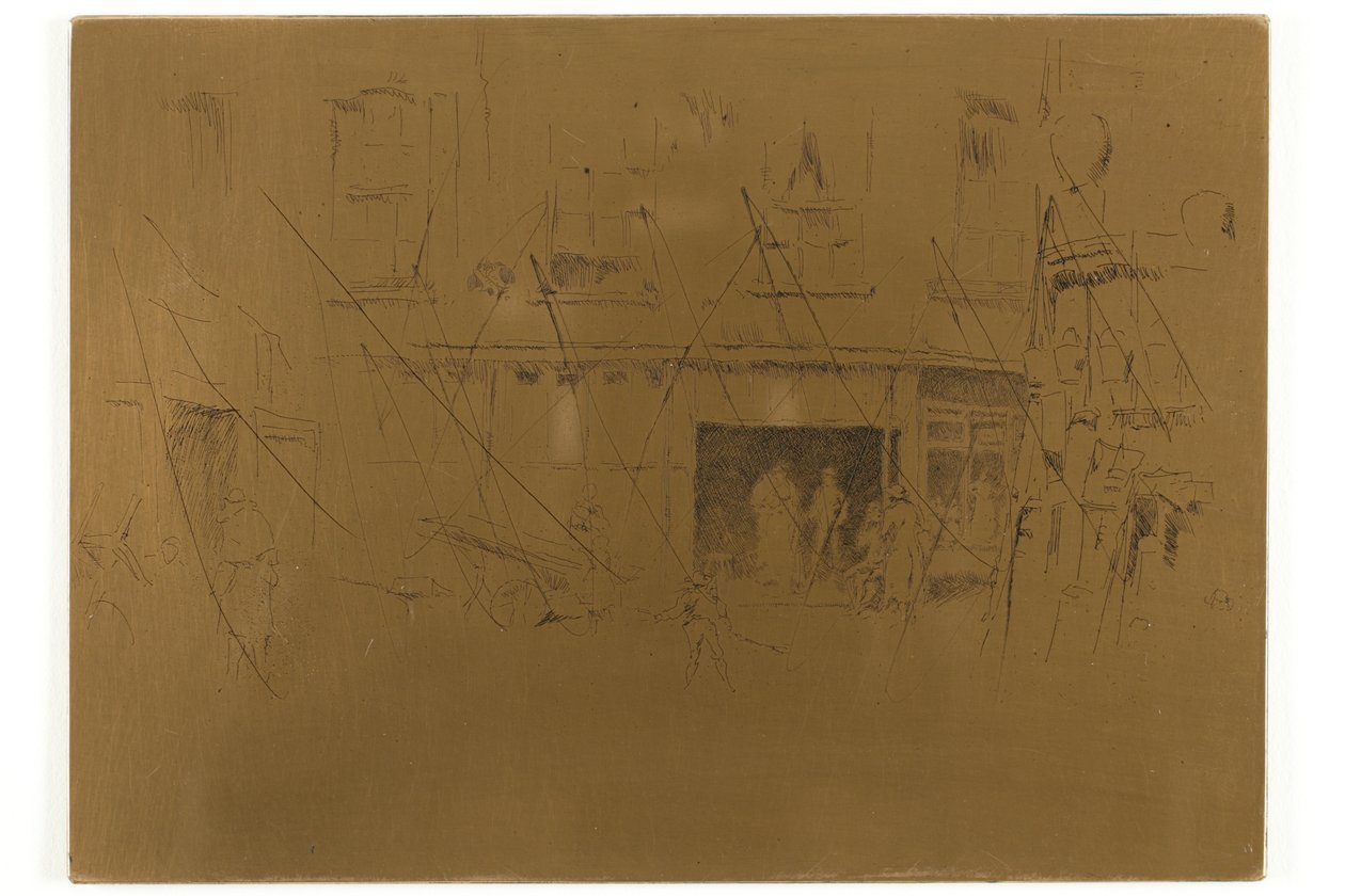 Patio Pequeño de James McNeill Whistler