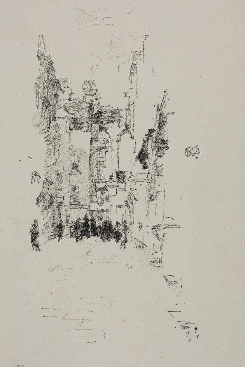 Pequeño Patio, Feria de la Tela de James Abbott McNeill Whistler