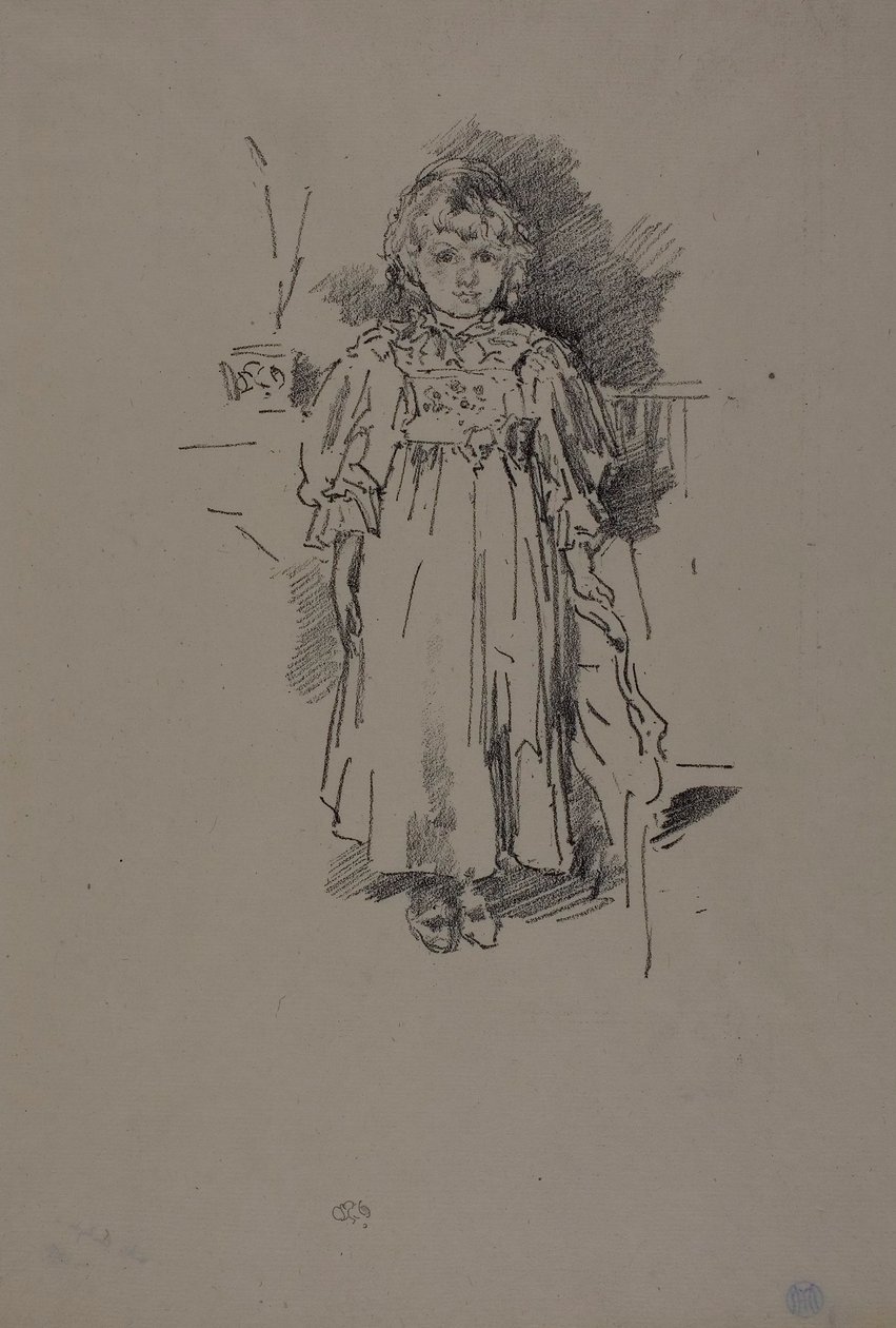 Pequeña Evelyn de James Abbott McNeill Whistler