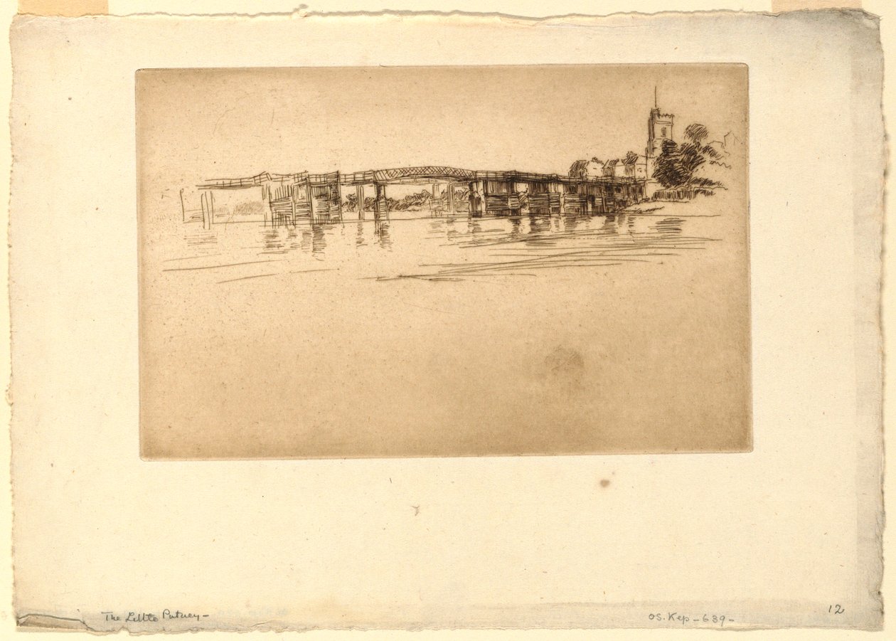 Pequeño puente de Putney de James Abbott McNeill Whistler