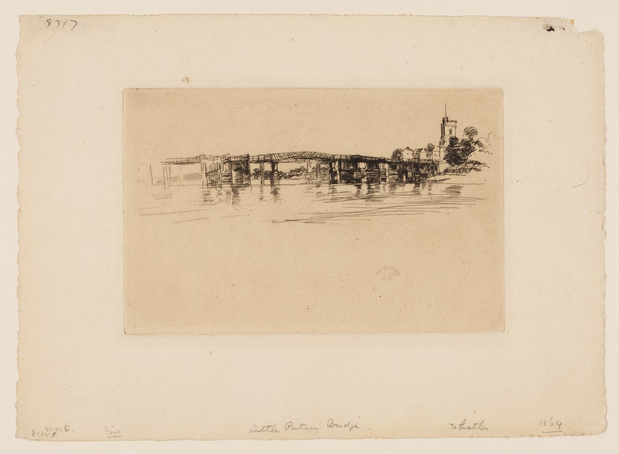 Pequeño puente de Putney de James Abbott McNeill Whistler