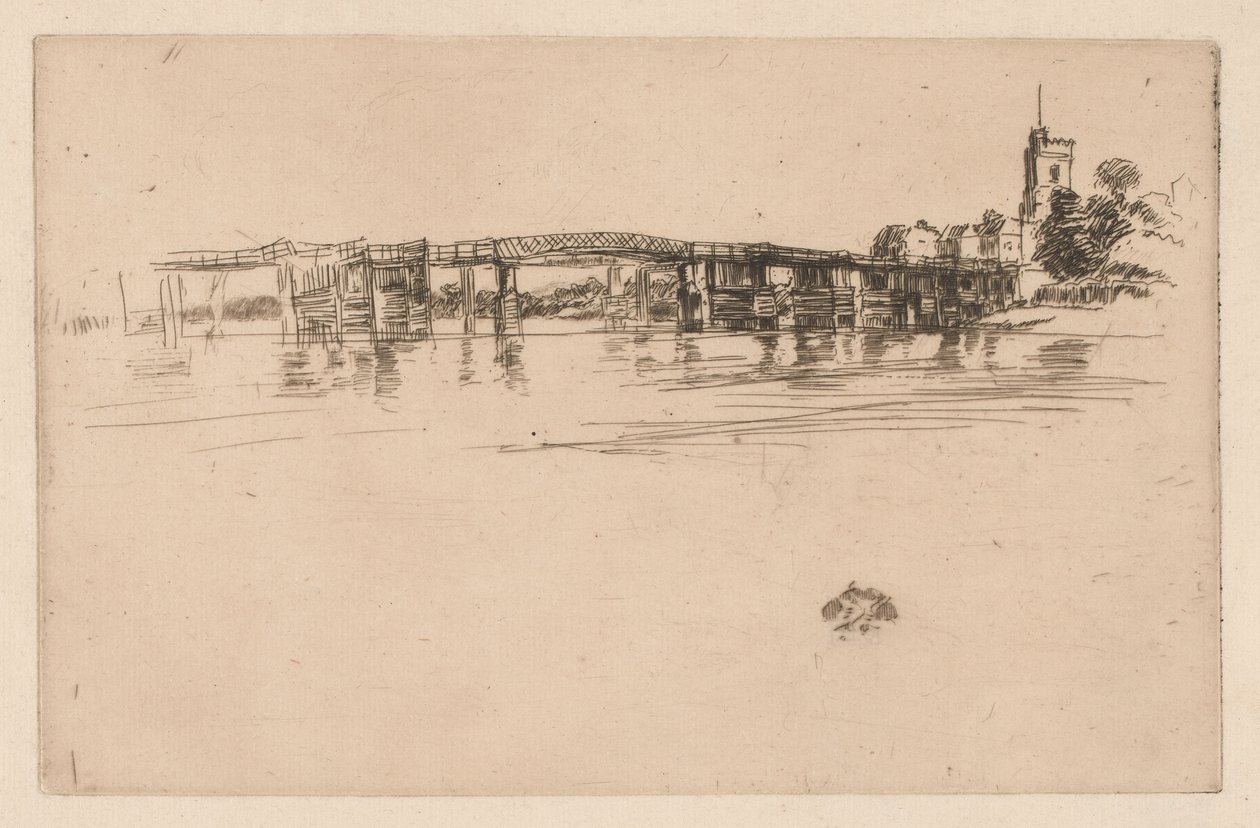 Pequeño Puente de Putney de James Abbott McNeill Whistler