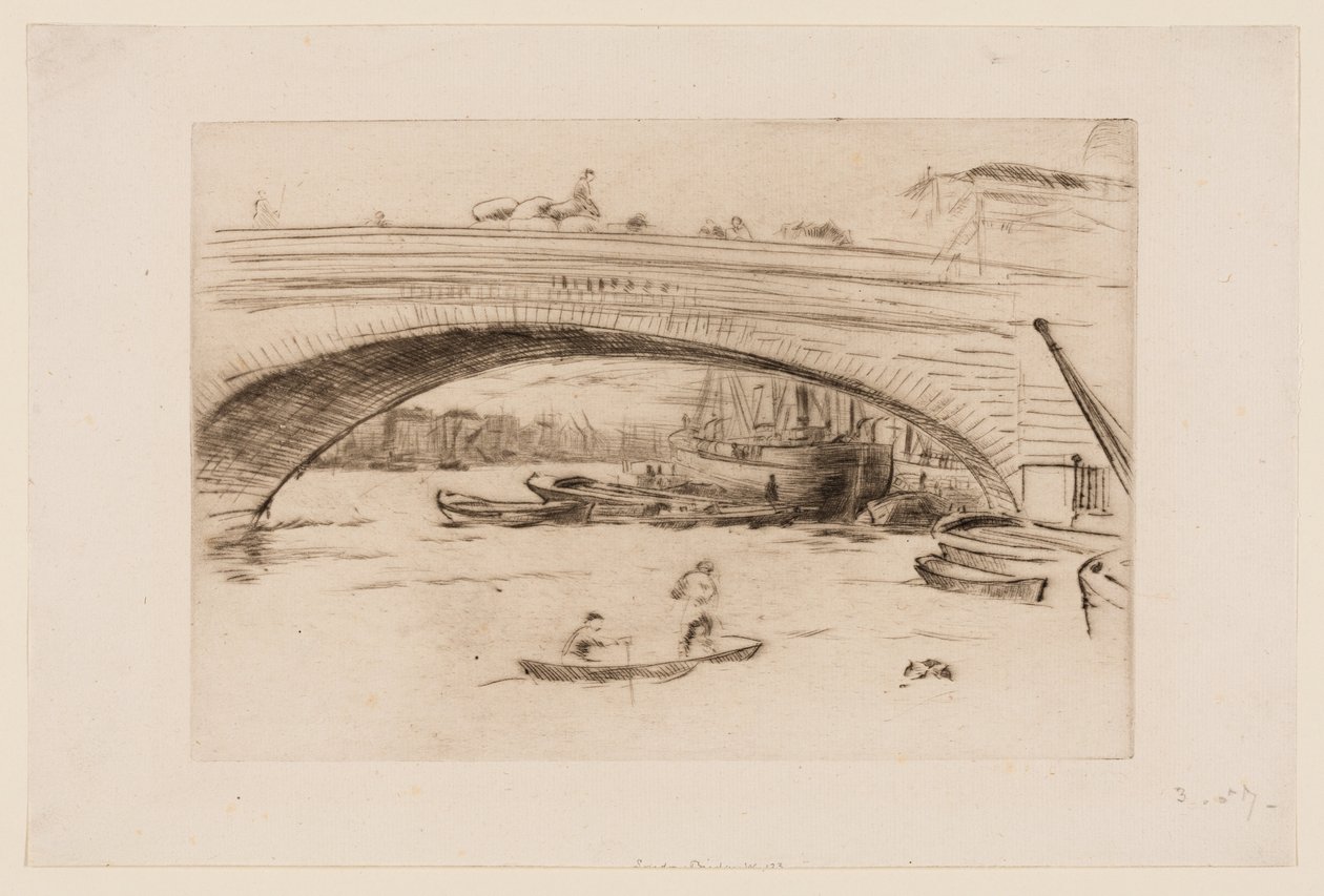 Puente de Londres de James Abbott McNeill Whistler