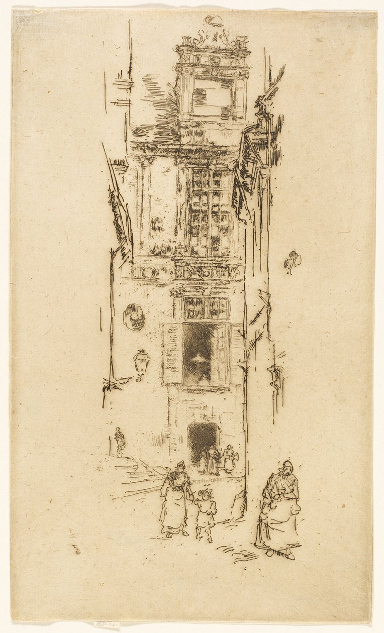 Mairie, Loches de James Abbott McNeill Whistler