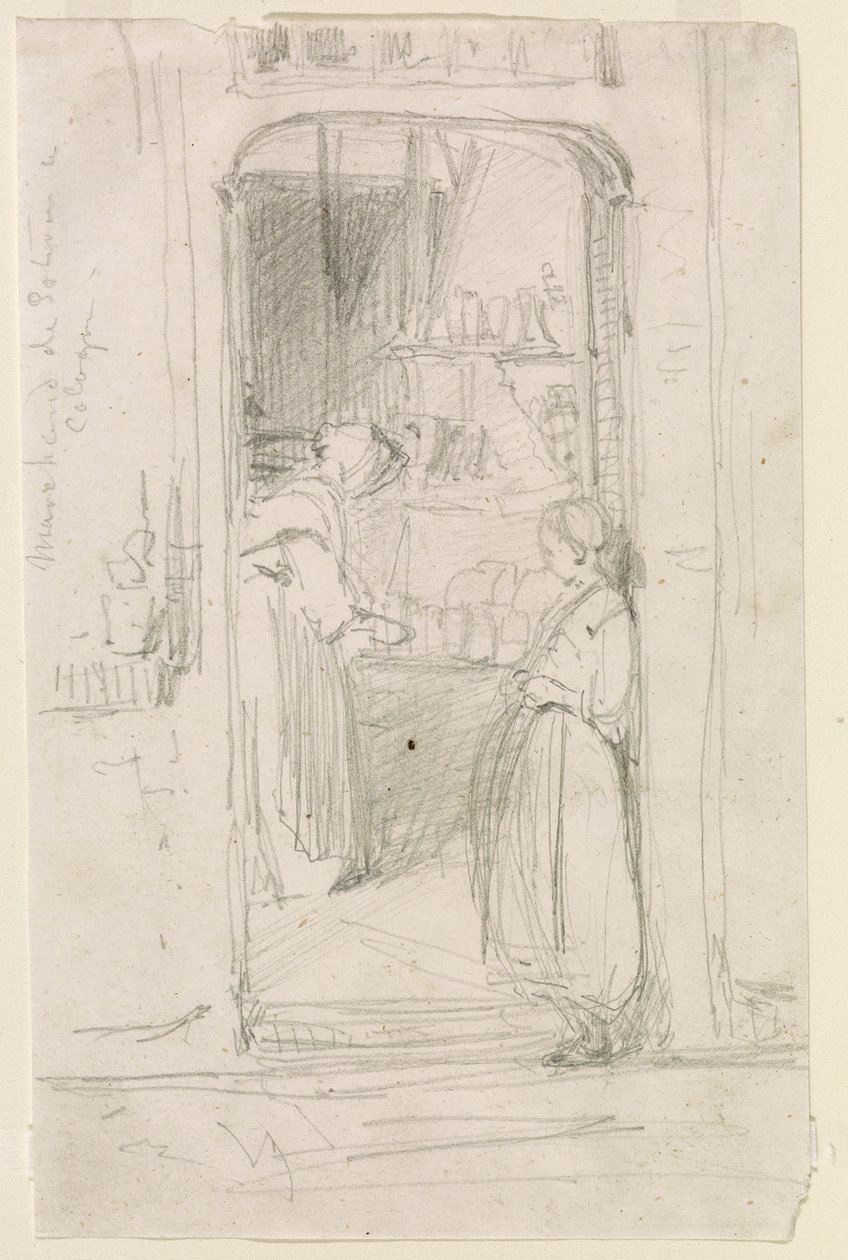 Vendedor de calabazas en Colonia de James Abbott McNeill Whistler