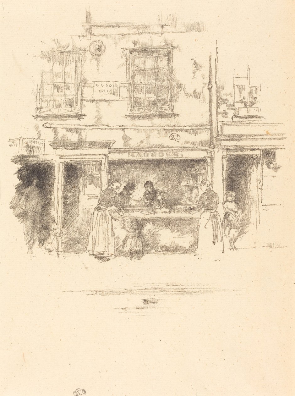 La pescadería de Maunder, Chelsea de James Abbott McNeill Whistler
