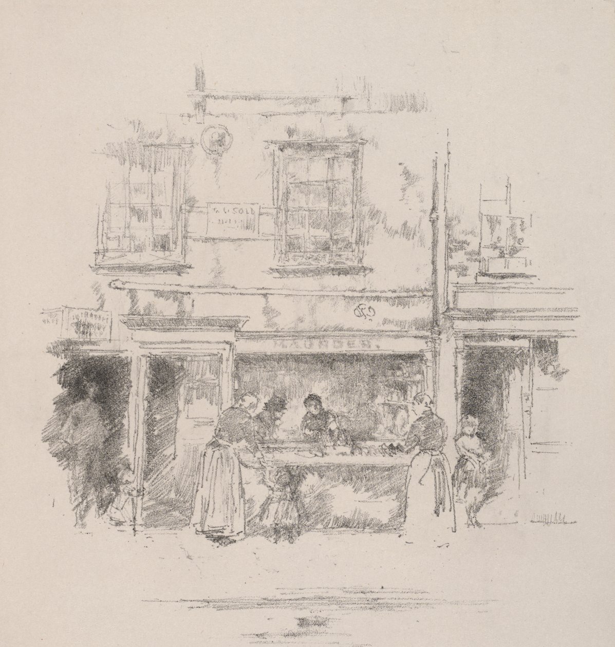 Pescadería de Maunder, Chelsea de James McNeill Whistler