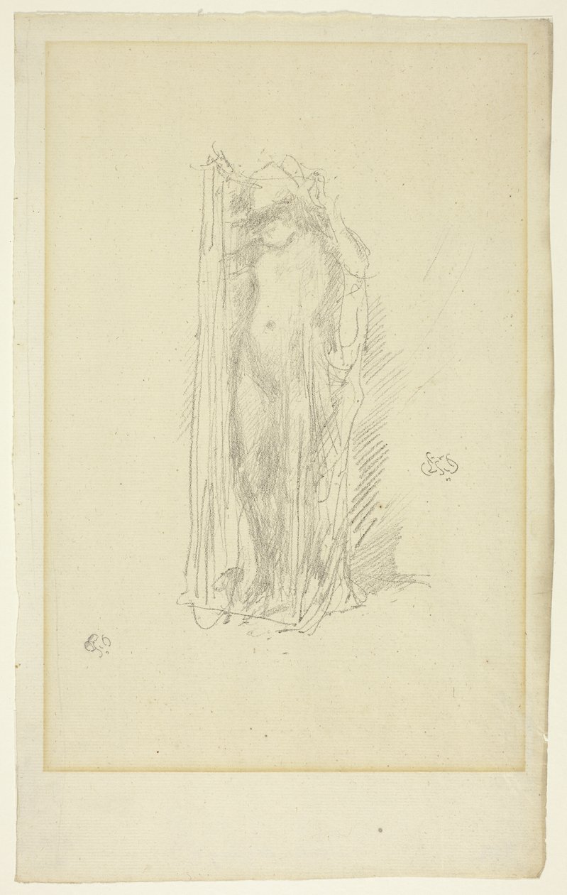 Modelo drapeado de James Abbott McNeill Whistler
