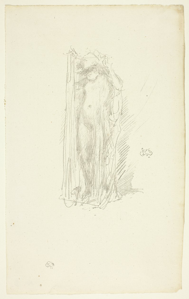 Modelo drapeado de James Abbott McNeill Whistler