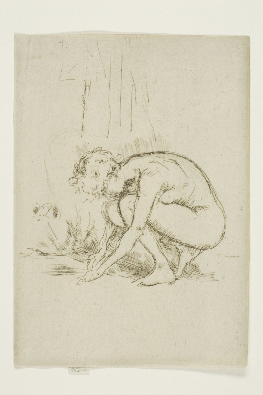 Modelo agachado de James Abbott McNeill Whistler