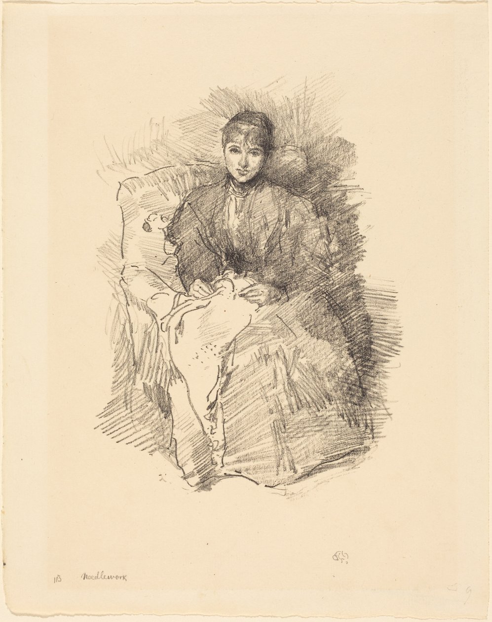 Labor de aguja de James McNeill Whistler