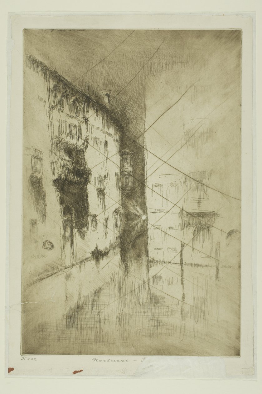 Nocturno: Palacios de James Abbott McNeill Whistler
