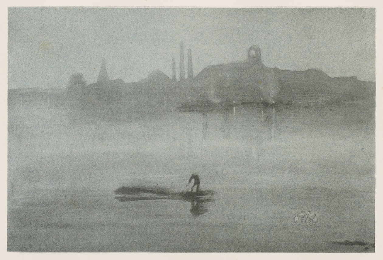 Nocturno: el río en Battersea de James McNeill Whistler