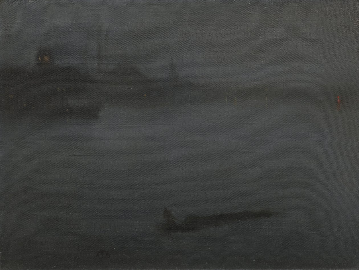 Nocturno en azul y plata de James Abbott McNeill Whistler